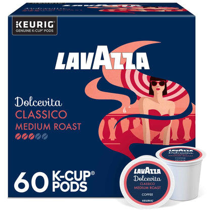 Lavazza Dolcevita, Single-Serve Keurig K-Cup Pods, Medium Roast Coffee