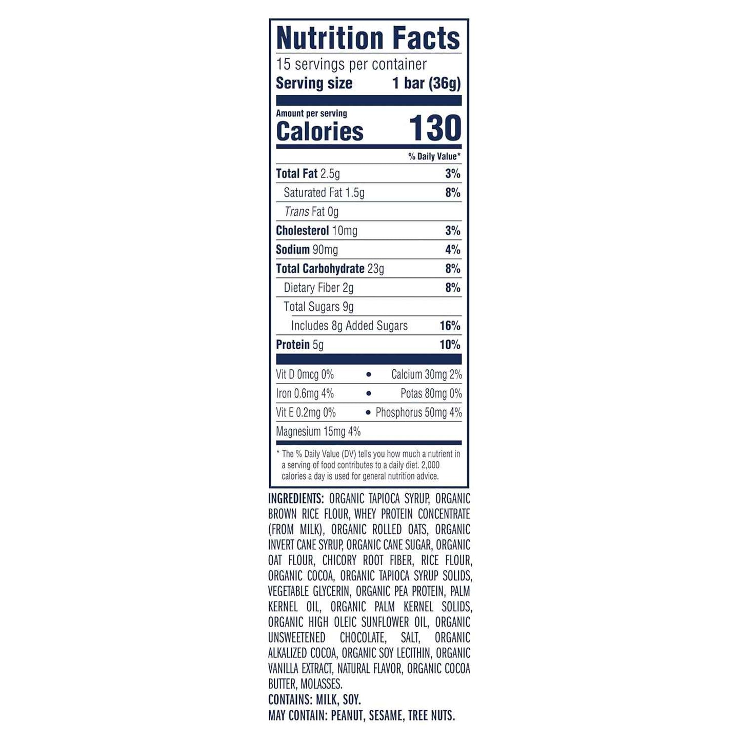 Zbar Protein - Chocolate Chip - Crispy Snack Bars - Made with Organic Oats - Non-GMO - 5g Protein - Gluten Free Protein Bars (15 Pack)