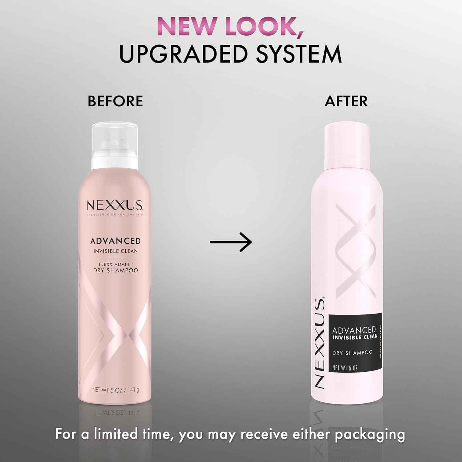 Nexxus Styling Refreshing Dry Shampoo For Oily Hair Advanced Invisible Clean Dry Shampoo Powered by Flexx-Adapt Technology and Infused with a Protein Complex 5 oz