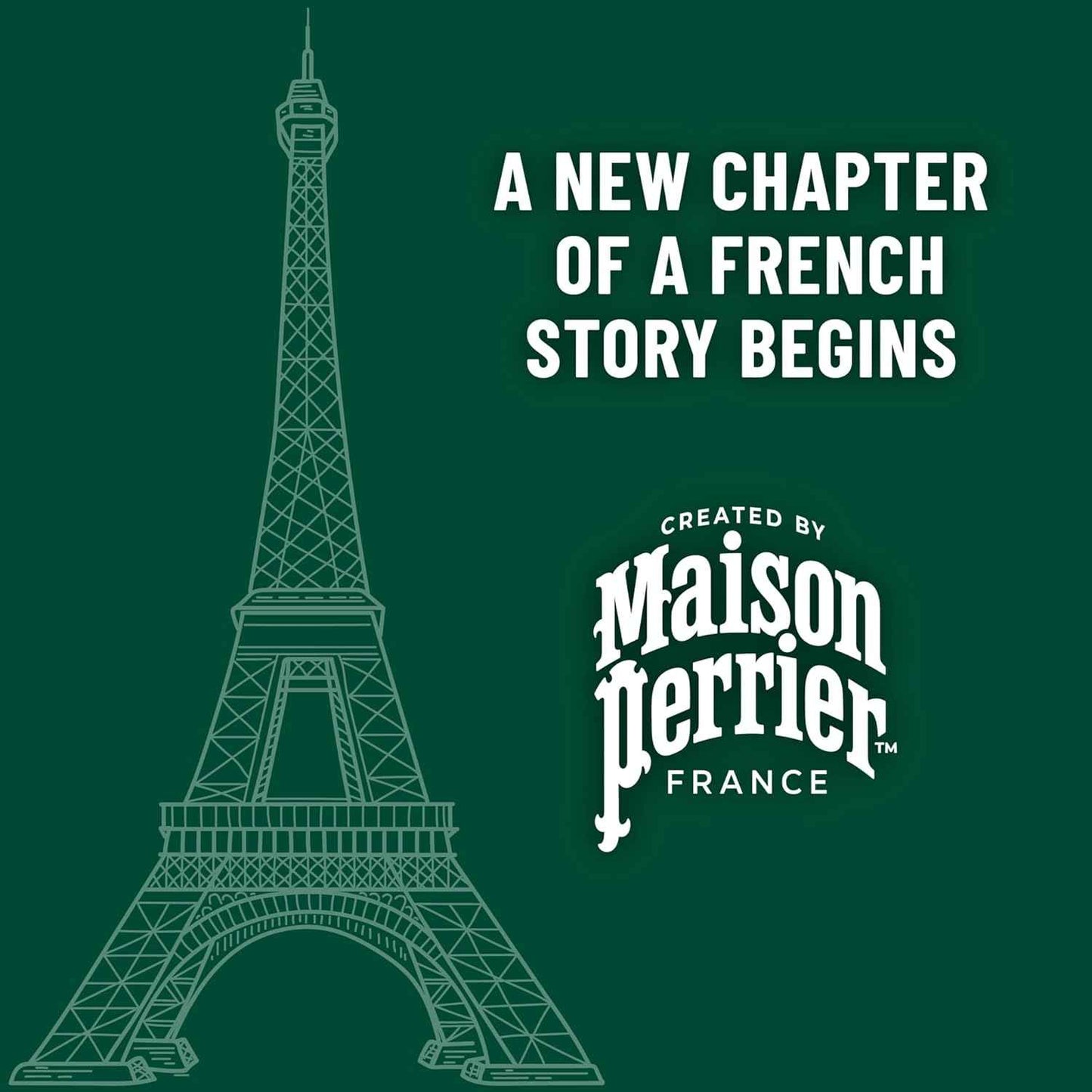 Maison Perrier Sparkling Water, 16.9 FL OZ Plastic Water Bottle