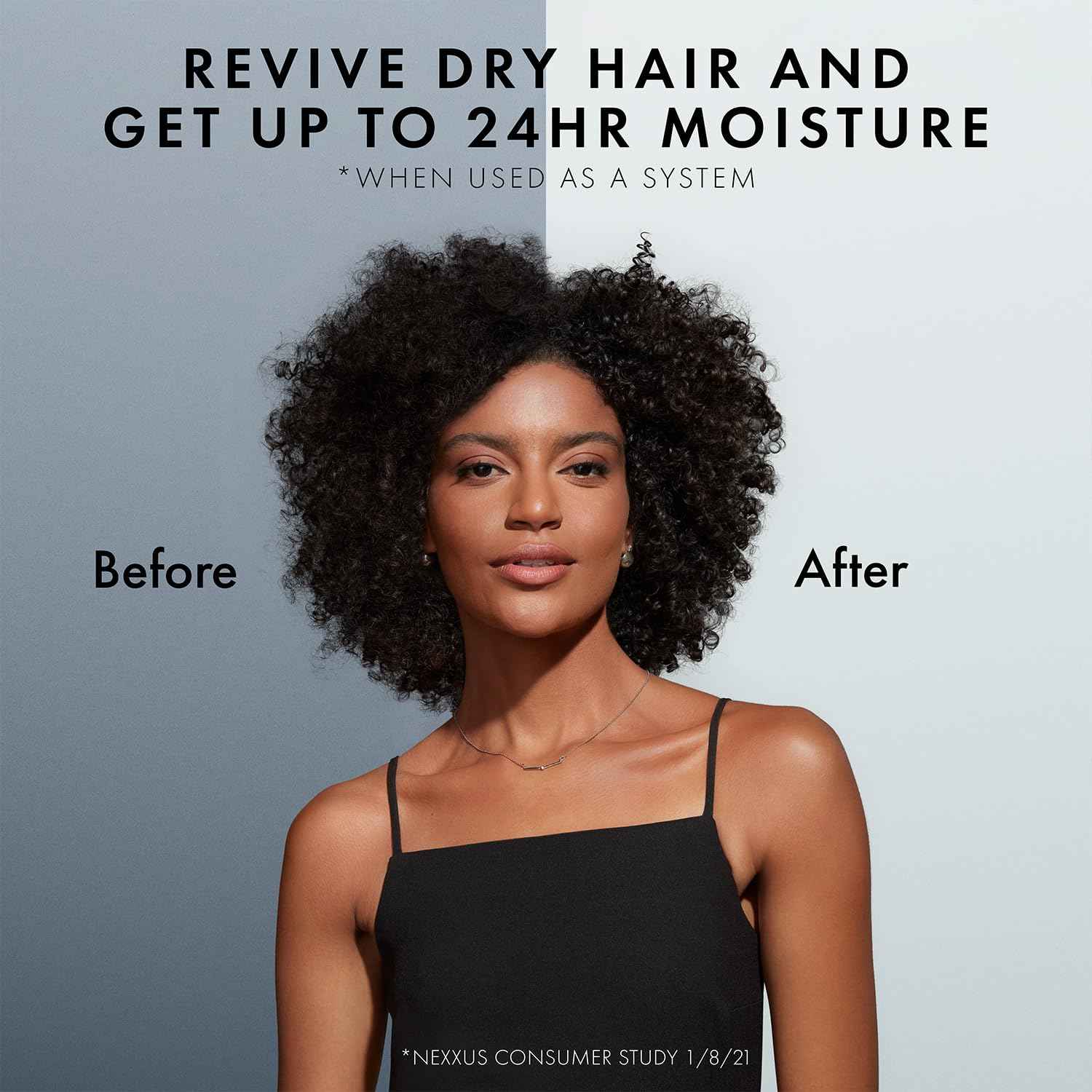 Nexxus Therappe Shampoo and Humectress Conditioner, Travel-Size – Ultimate Moisture for Dry Hair with Elastin Protein and Green Caviar