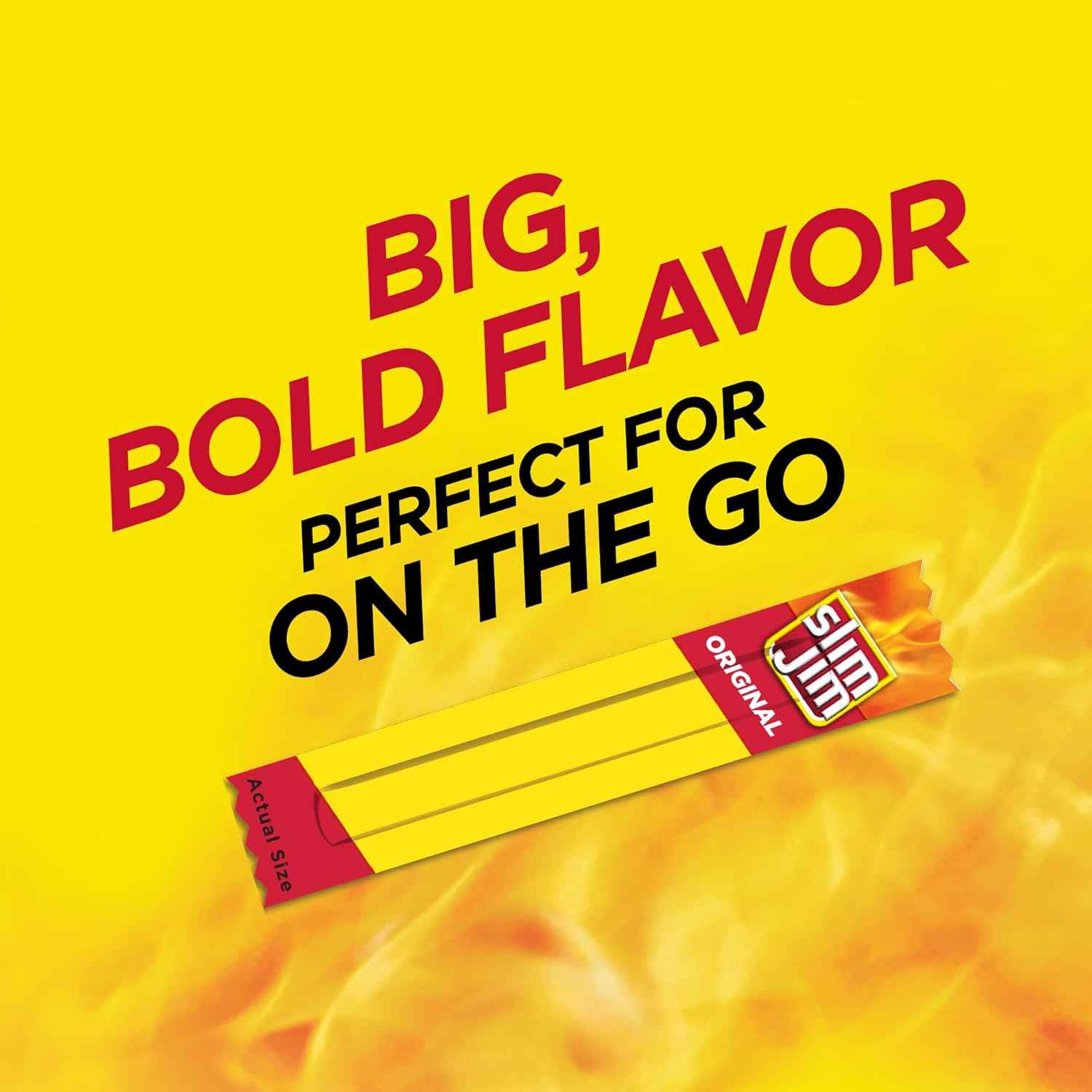 Slim Jim Smoked Meat Sticks, 6g Protein Per Serving, Snack Size, Father's Day Bulk Snack Gifts
