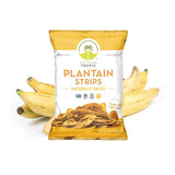ARTISAN TROPIC Plantain Strips Sea Salt - 6 Pack, 1oz - Vegan, Paleo, Gluten Free Chips - Individual Bags Healthy Snacks for School, Gym, Kids – Whole 30 Approved Foods Baked Banana Chips