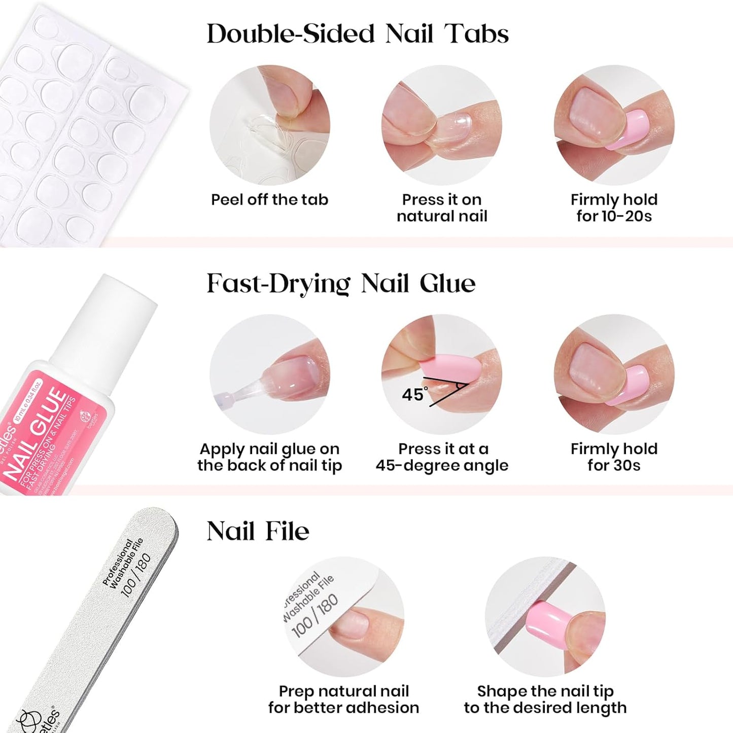 Beetles_Press_on_Nails_Kit_720Pcs_24_Colors,_Short_Almond_Press_on_Nails_Glossy_Matte_Glitter_With_Nail_Glue_&_Nail_Tabs_Stickers,_Natural_Fit_Lightweight_Fake_Nails_Kit_Art_For_Women_Girls