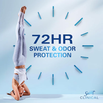 Secret_Clinical_Strength_Dry_Spray_Antiperspirant_Deodorant_for_Women,_3X_Stress_Protection,_72hr_Sweat_&_Odor_Protection,_PH_Balancing_Minerals,_Completely_Clean_Scent,_3.8_oz