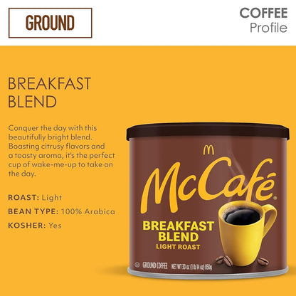 McCafe_Breakfast_Blend,_Light_Roast_Ground_Coffee,_30_oz_Canister