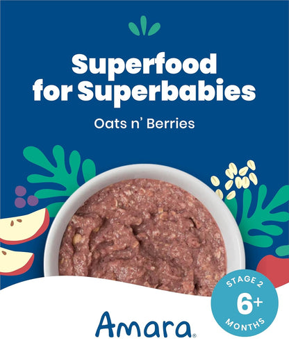 Amara_Organic_Baby_Food_-_Stage_2_-_Oats_&_Berries_-_Baby_Cereal_to_Mix_With_Breastmilk_&_Water_-_Shelf_Stable_Baby_Food_Pouches_Made_from_Organic_Fruit_and_Veggies_-_5_Pouches,_3.5oz_Per_Serving