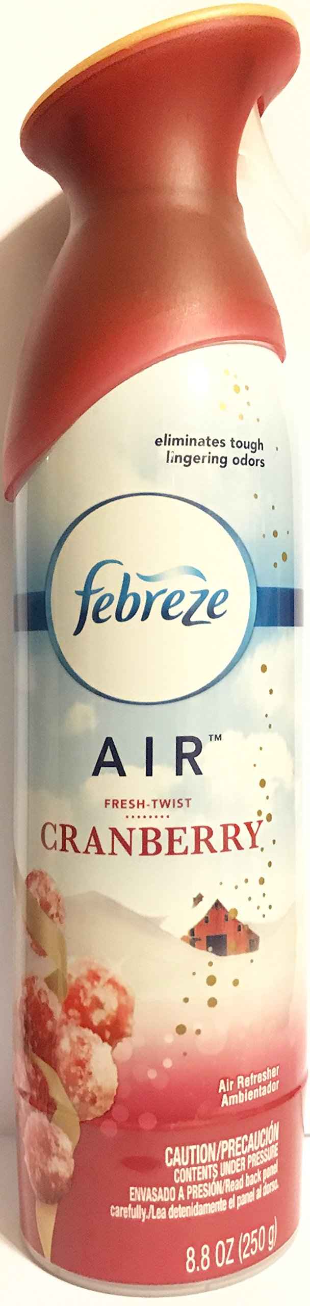 Febreze Air Mist Air Freshener Spray, Odor-Fighting Room Spray, Air Fresheners for Home and Bathroom and Kitchen, Aerosol Can, Mountain Scent