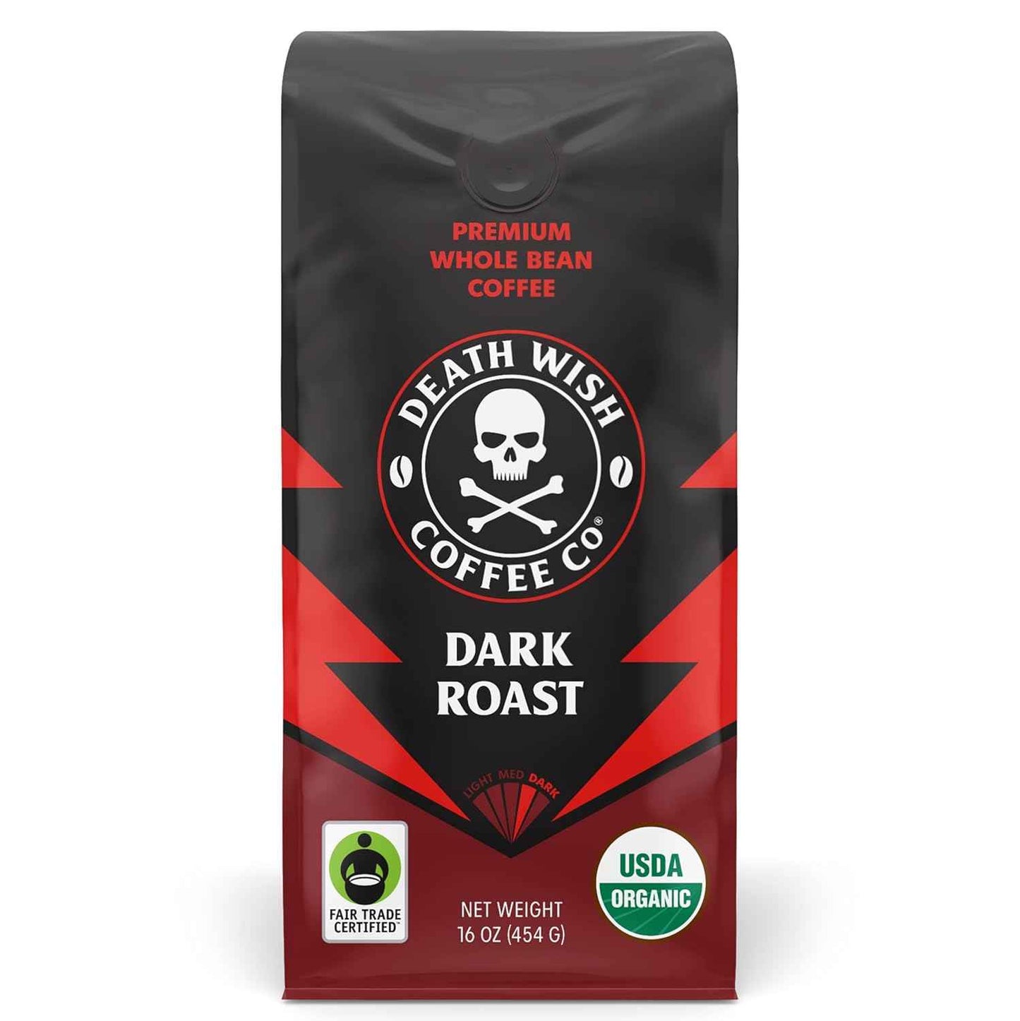 Death Wish Coffee, Organic and Fair Trade Whole Bean Coffee
