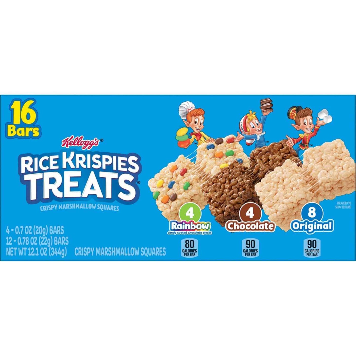Rice Krispies Treats Crispy Marshmallow Squares, Kids Snacks, Cereal Bars, Variety Pack