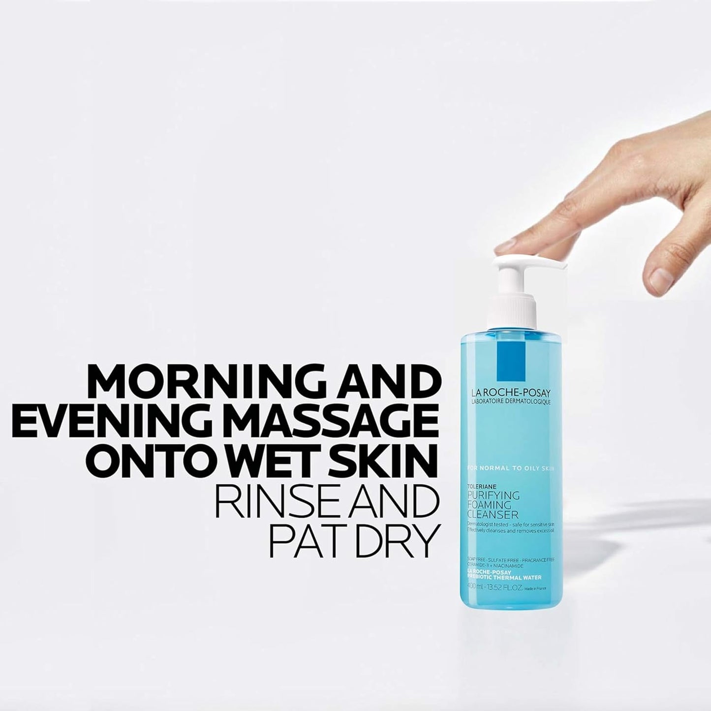 La_Roche-Posay_Toleriane_Purifying_Foaming_Facial_Cleanser,_Oil_Free_Face_Wash_for_Women_&_Men_with_Niacinamide_+_Ceramides,_Pore_Cleanser_Safe_For_Sensitive_Skin,_Won’t_Dry_Out_Skin,_Soap_Free