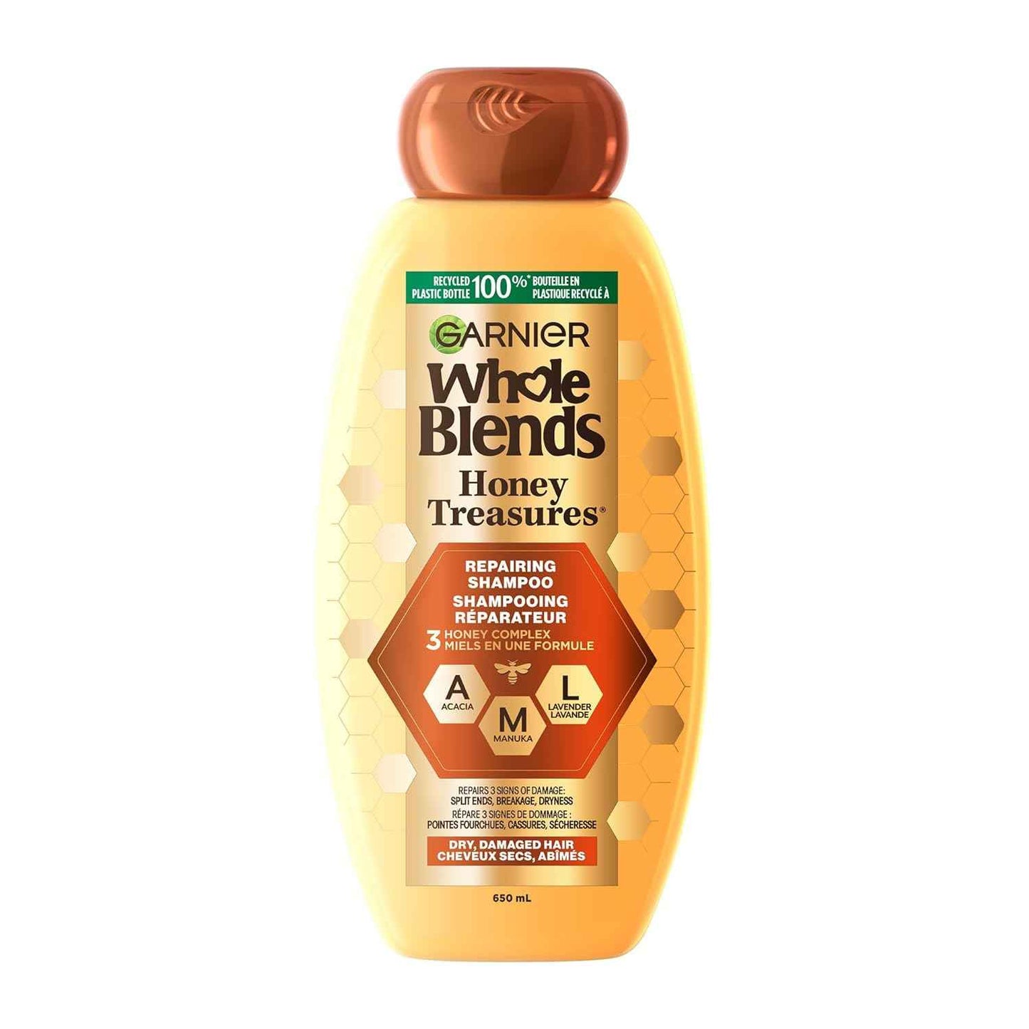 Garnier Whole Blends Repairing Shampoo, For Damaged Hair