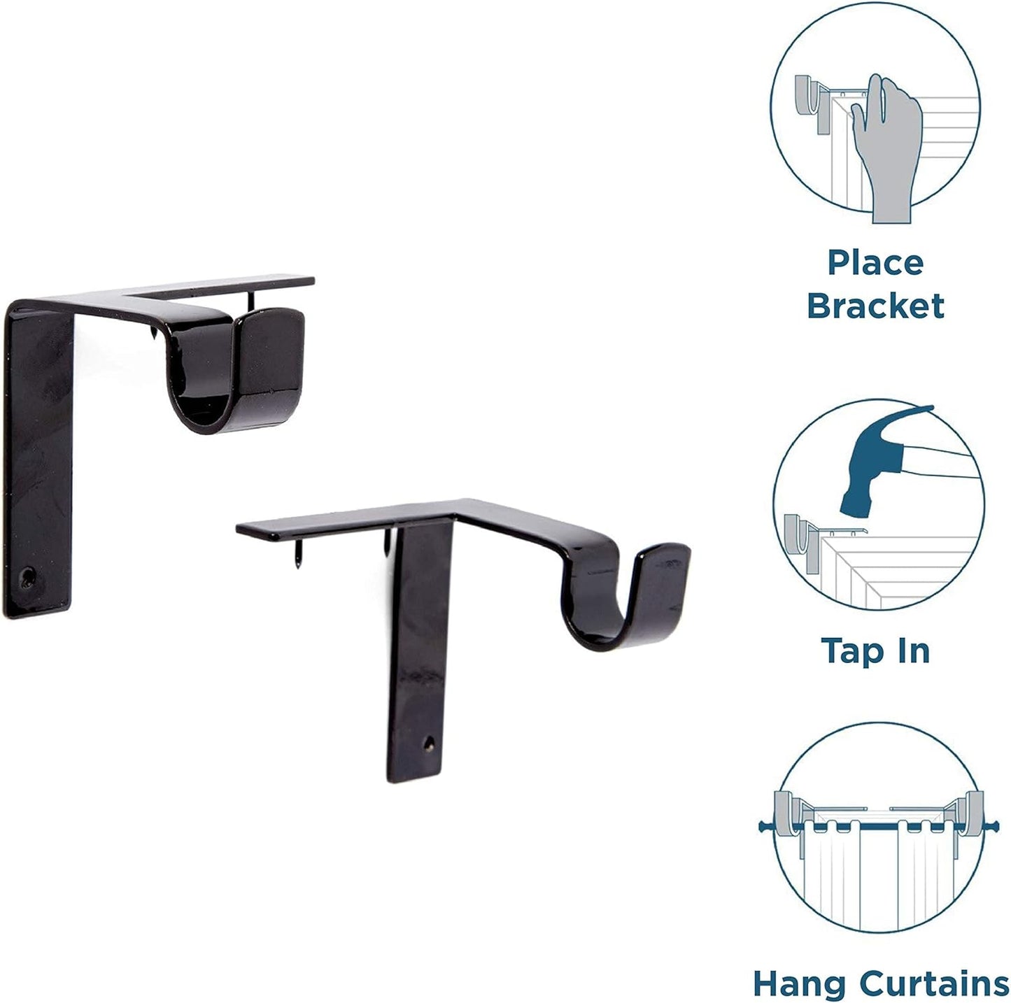 Kwik-Hang_Single_Curtain_Rod_Brackets_–_No_Drill,_No_Damage_–_Perfect_Curtains_Every_Time_–_1”_Black