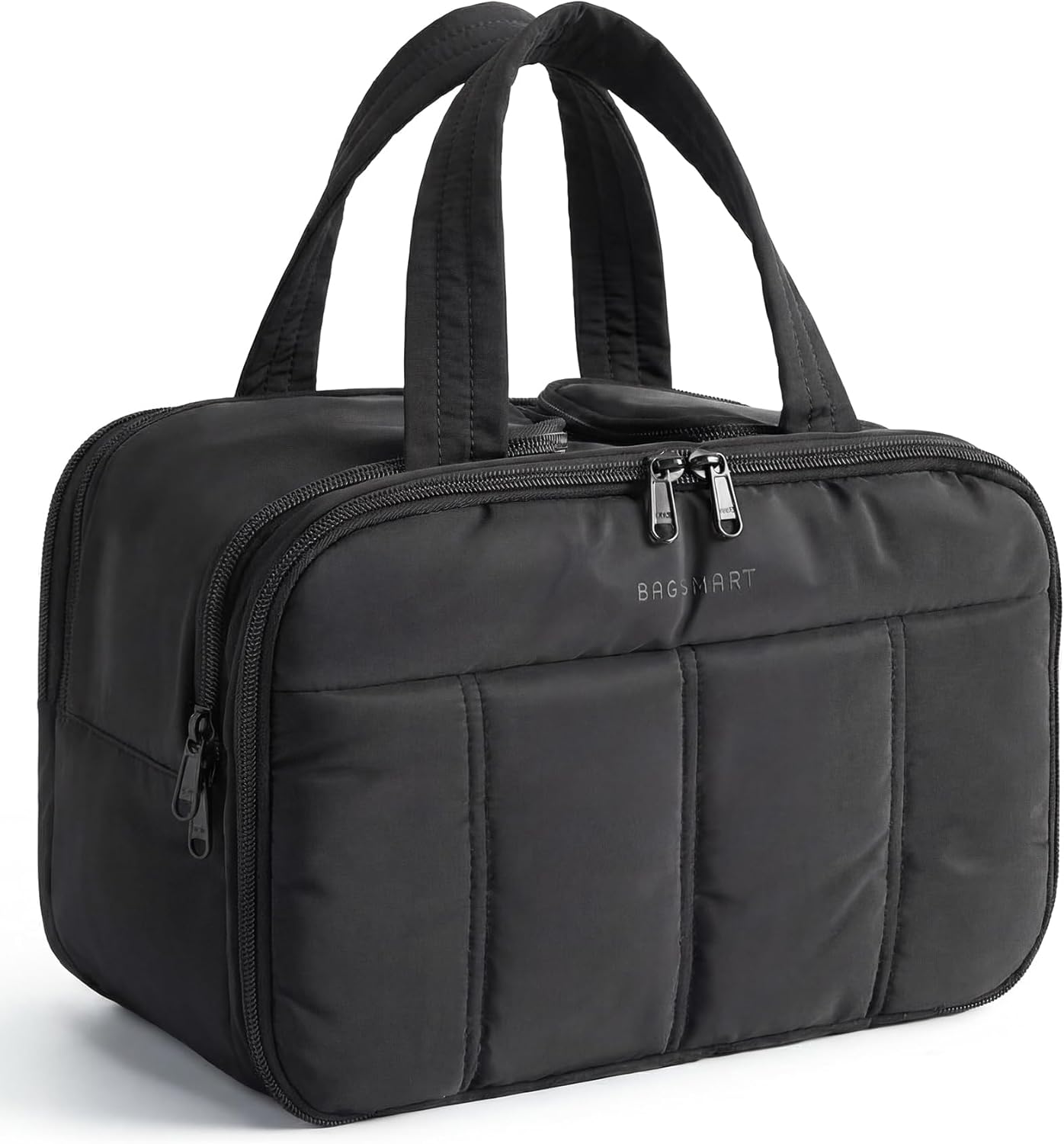 BAGSMART_Travel_Toiletry_Bag,_Puffy_Large_Toiletry_Bag_for_Women,_Lightweight_Cosmetic_Makeup_Bag_Organizer_with_Handle_for_Traveling,_Accessories,_Essentials,_Toiletries_(Black)