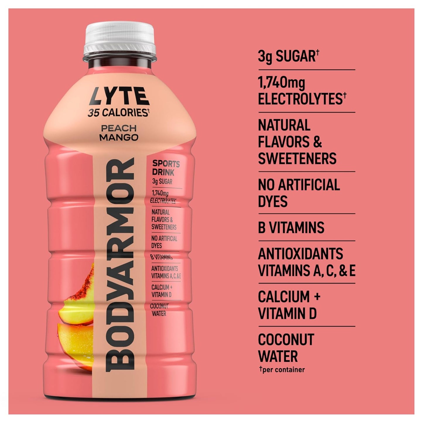 BODYARMOR_LYTE,_Peach_Mango,_Electrolyte_Drink,_35_Calories,_28_Fl_Oz_Bottles_(15_Pack),_Coconut_Water_Sports_Drink,_Natural_Flavor_&_B_Vitamins