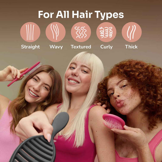 Wet Brush Ceramic Speed Dry Hair Brush,  Vented Design & Soft HeatFlex Bristles for Blow-Dry Safe Styling - Ergonomic Handle for Pain-Free Detangling - Hair Accessories for All Hair Types