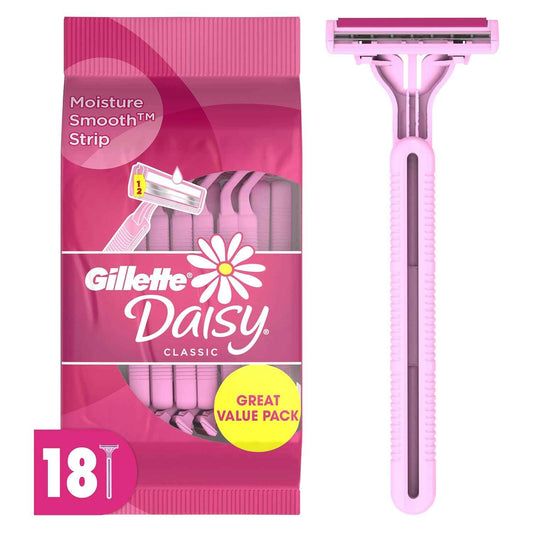 Gillette Venus Daisy Classic Disposable Razors for Women, Hair Removal for Women