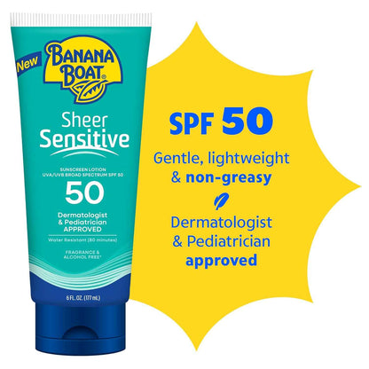 Banana Boat Sheer Sensitive Body Lotion
