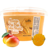 ( Variety of Flavors) Fusion Select Mango Boba Bursting Boba Popping Boba Pearls For Fruit Tea Bubble Tea, Boba Tea, Dessert Toppings 450 Gram