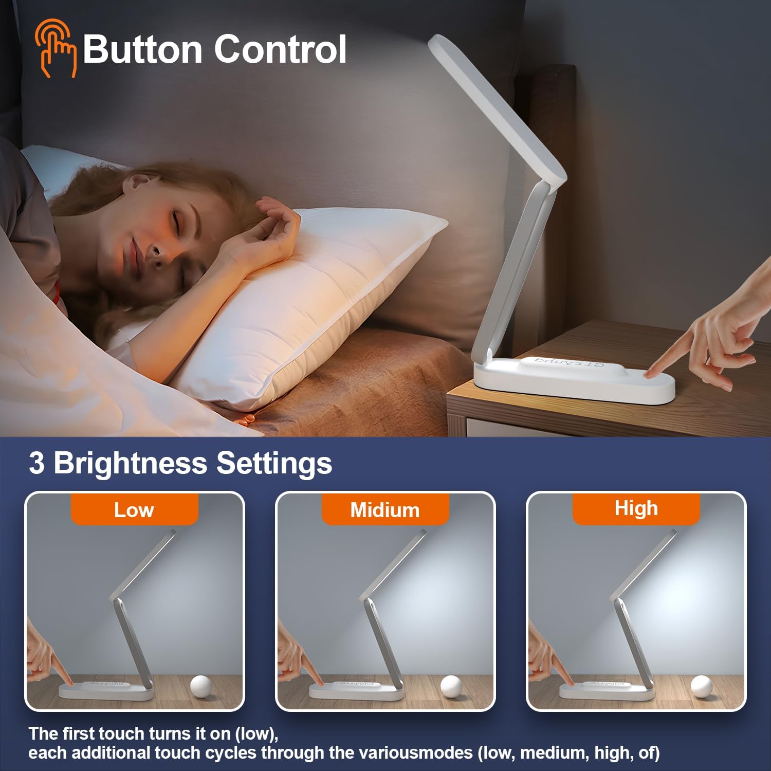 LED_Desk_Lamp_for_Office_Home_&_Battery_Operated_Lamp_Rechargeable_Lamp_Foldable_&_Portable_Light,_LED_Desk_Light_Strip,_3_Brightness_Dimmable_Small_Desk_Lamp_Wireless_Reading_Lamp_(White)