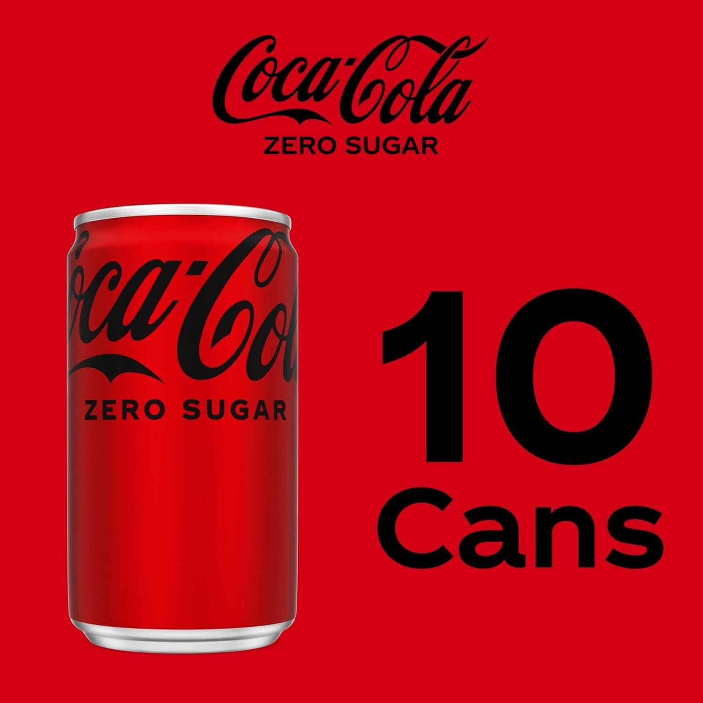 Coca-Cola Coke Zero Sugar Diet Soda, 10 Pack, 20 pack, 24 pack