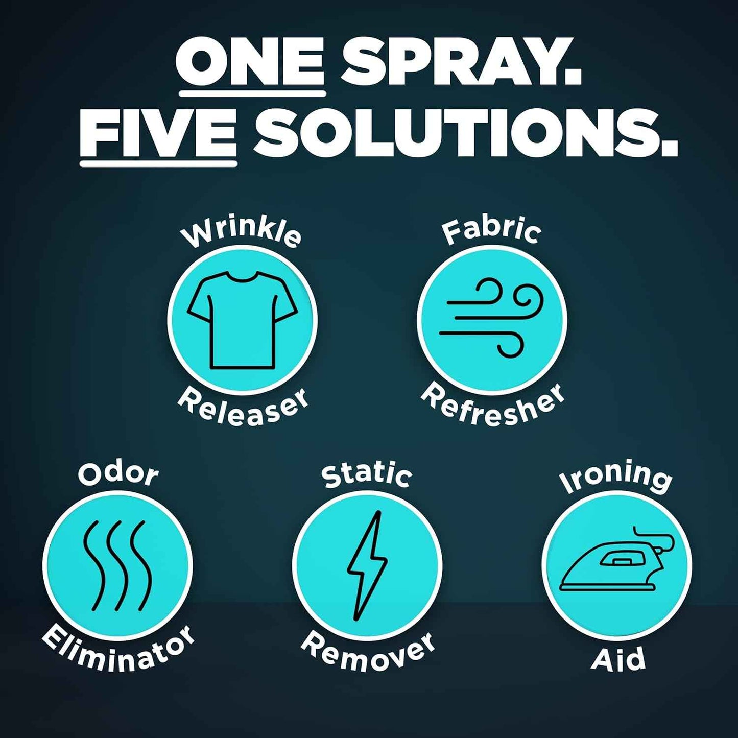 Downy Wrinkle Releaser Spray, All In One Wrinkle Release Spray, Odor Eliminator, Static Remover, Fabric Refresher & Ironing Aid for Clothes, 33.8 Fl Oz, Unstopables Fresh Scent