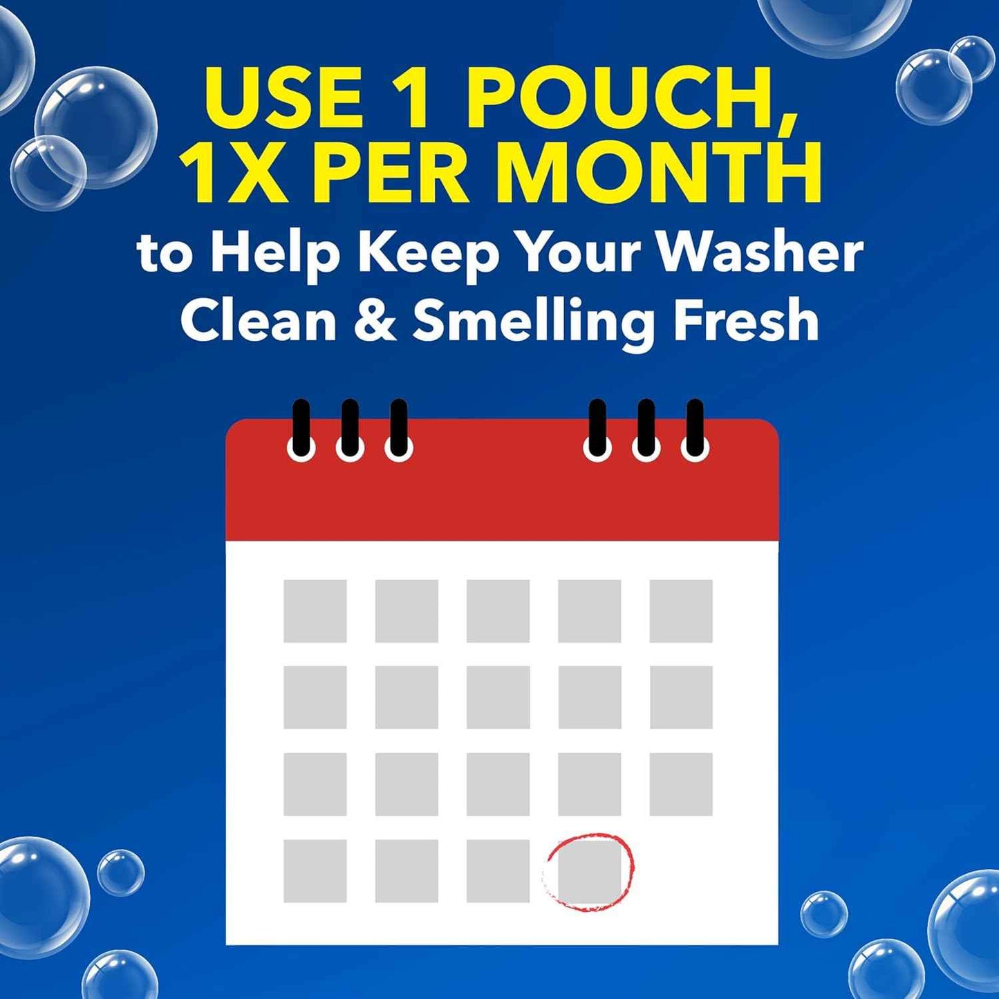 OxiClean Washing Machine Cleaner with Odor Blasters, 4 Count