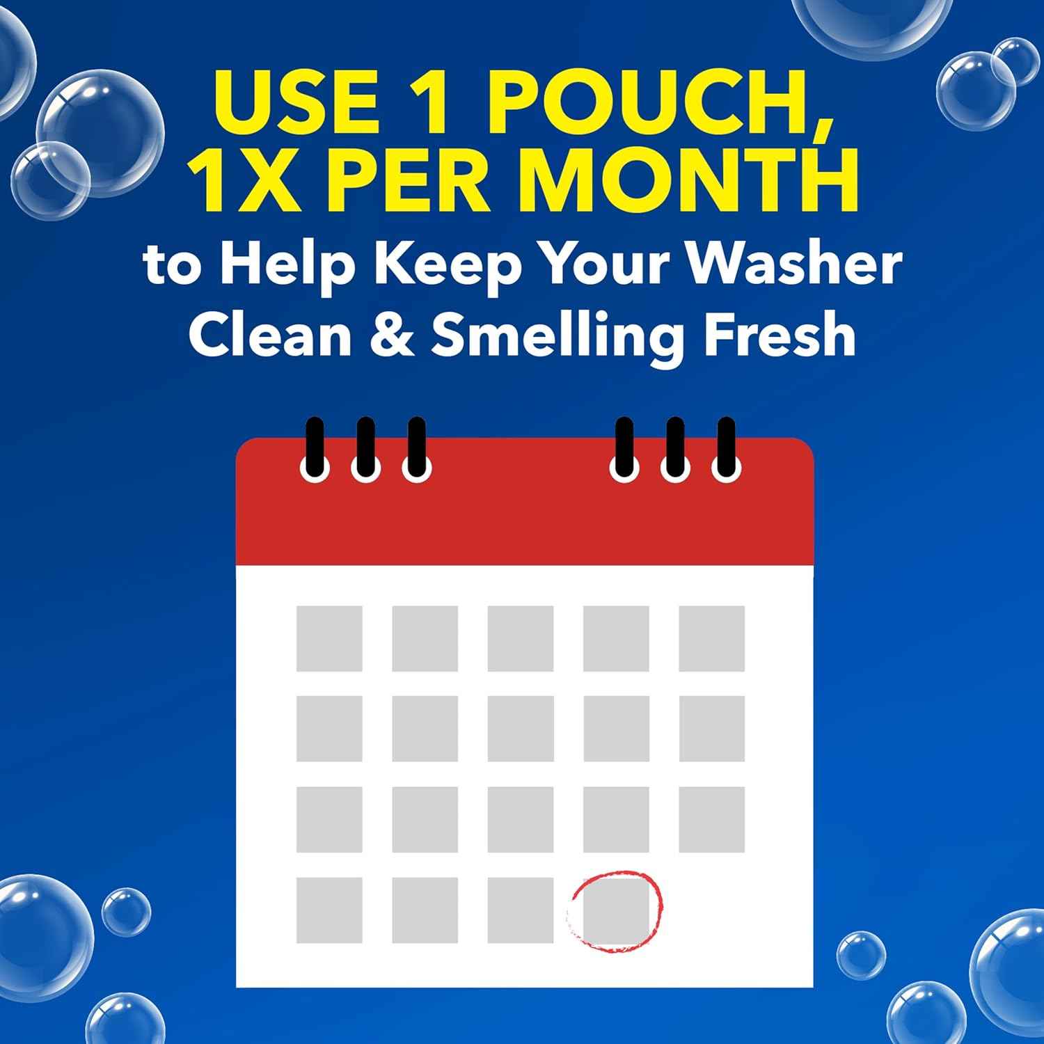 OxiClean Washing Machine Cleaner with Odor Blasters, 4 Count
