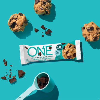 ONE Protein Bars, Gluten Free with 20g Protein and 1g Sugar, Pantry Staples, 2.12 oz