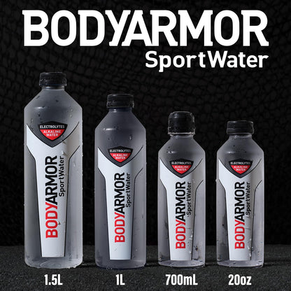 BODYARMOR_SportWater_Alkaline_Water,_Superior_Hydration,_High_Alkaline_Water_pH_9+,_Electrolytes,_Perfect_for_your_Active_Lifestyle,_1.5_Liter_(Pack_of_12)