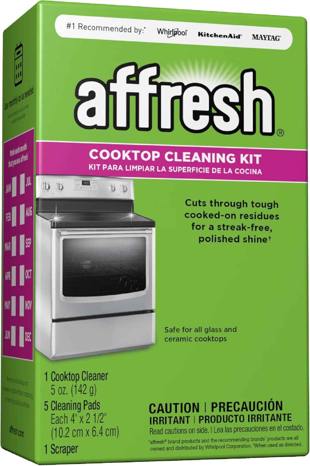 Affresh Cooktop Cleaning Kit, Safe for Glass & Ceramic Cooktops