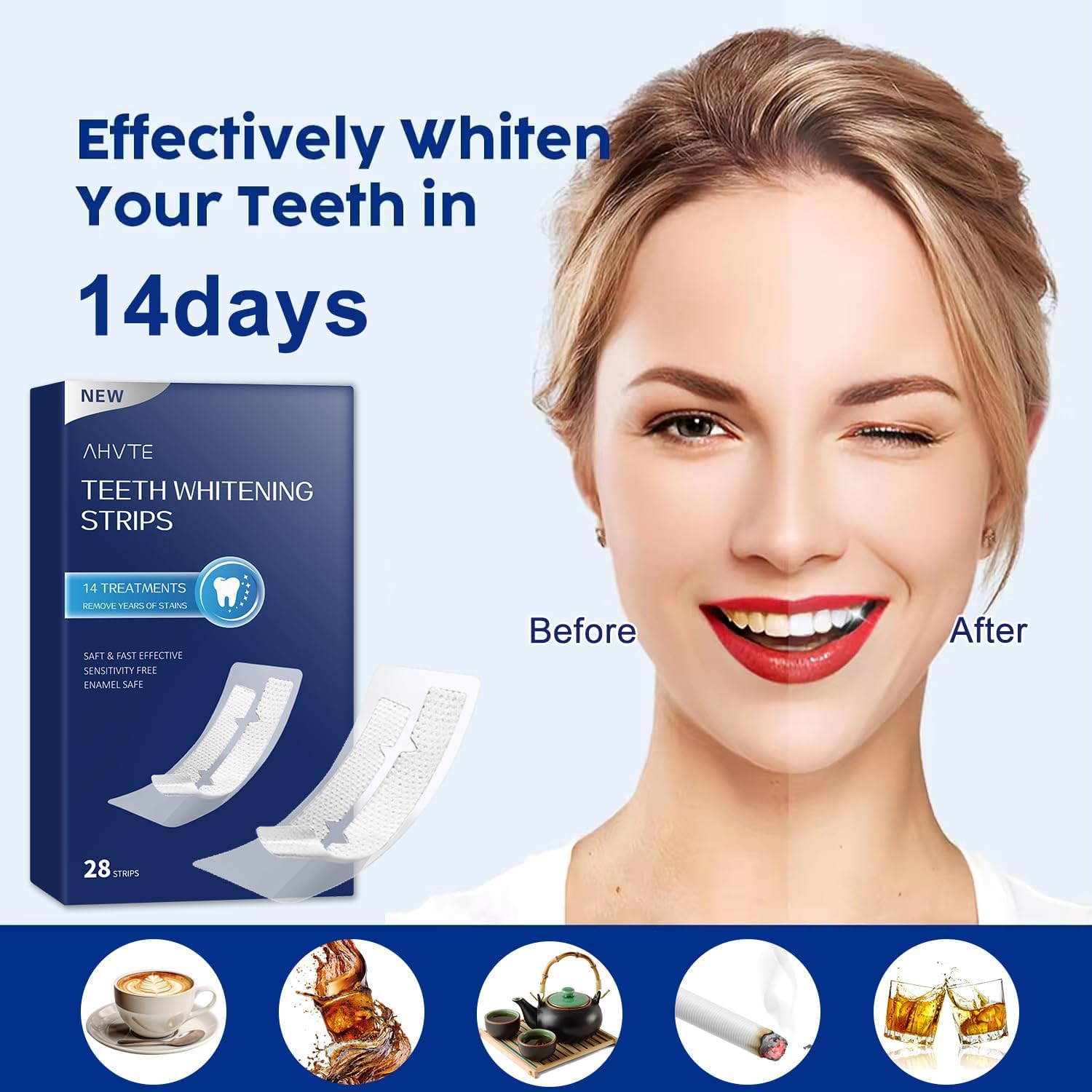 Teeth_Whitening_Strips,Enamel_Safe,_28_Strips_for_Sensitive_Teeth,Professional_and_Natural_Teeth_Whitening_Kit,14_Treatments