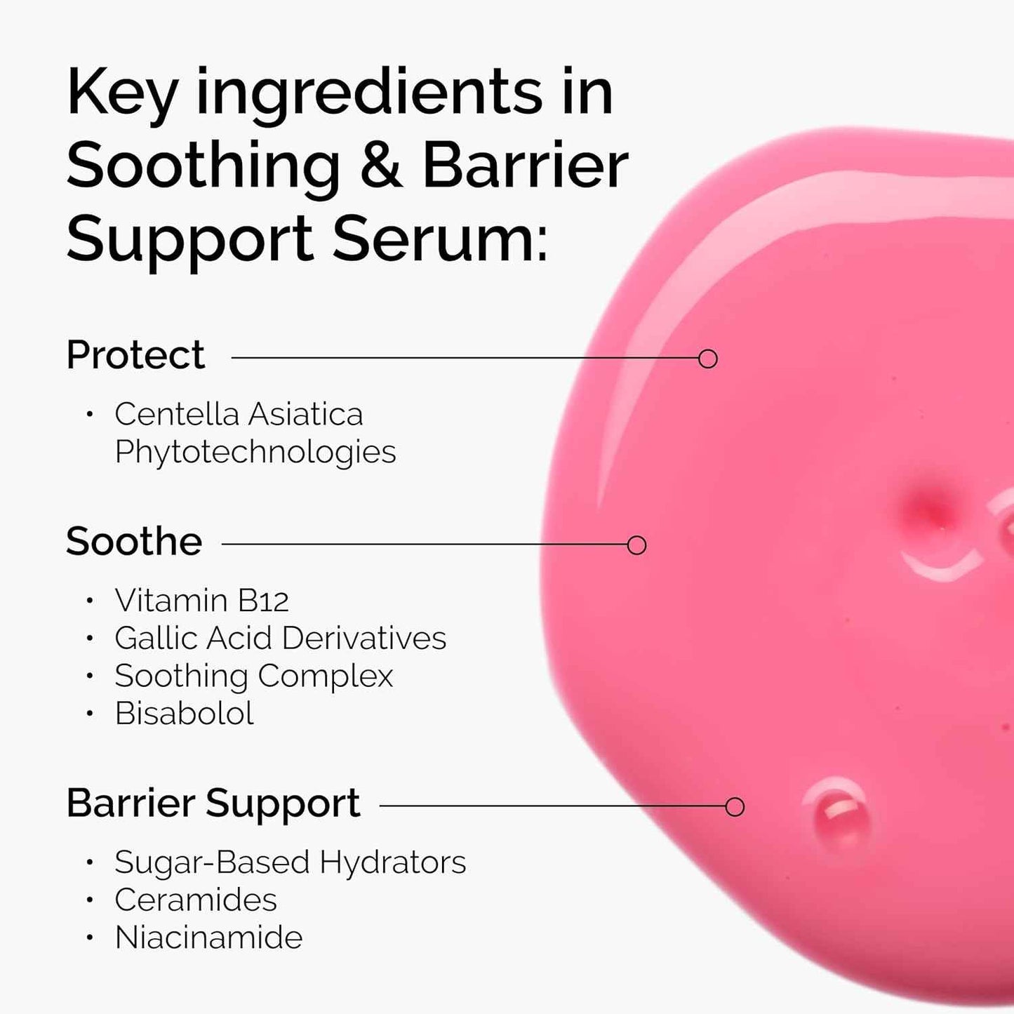 The Ordinary Soothing & Barrier Support Serum, Redness-Reducing & Hydrating Solution with Centella Asiatica for Skin Barrier Repair