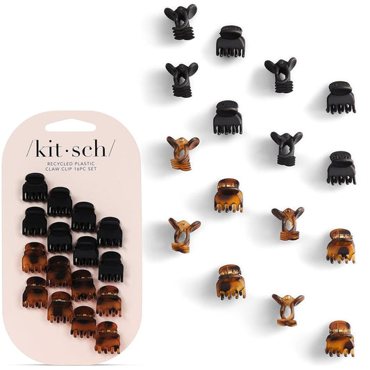 Kitsch_Mini_Claw_Clips_for_Women_-_Stylish_Small_Hair_Clips_for_Kids_|_Stays_In_Place_Without_Pulling_or_Snagging_|_Durable_&_Sturdy_Plastic_|_Ideal_Gifts_for_Women_-_Tortoise_&_Black,_16_Pcs