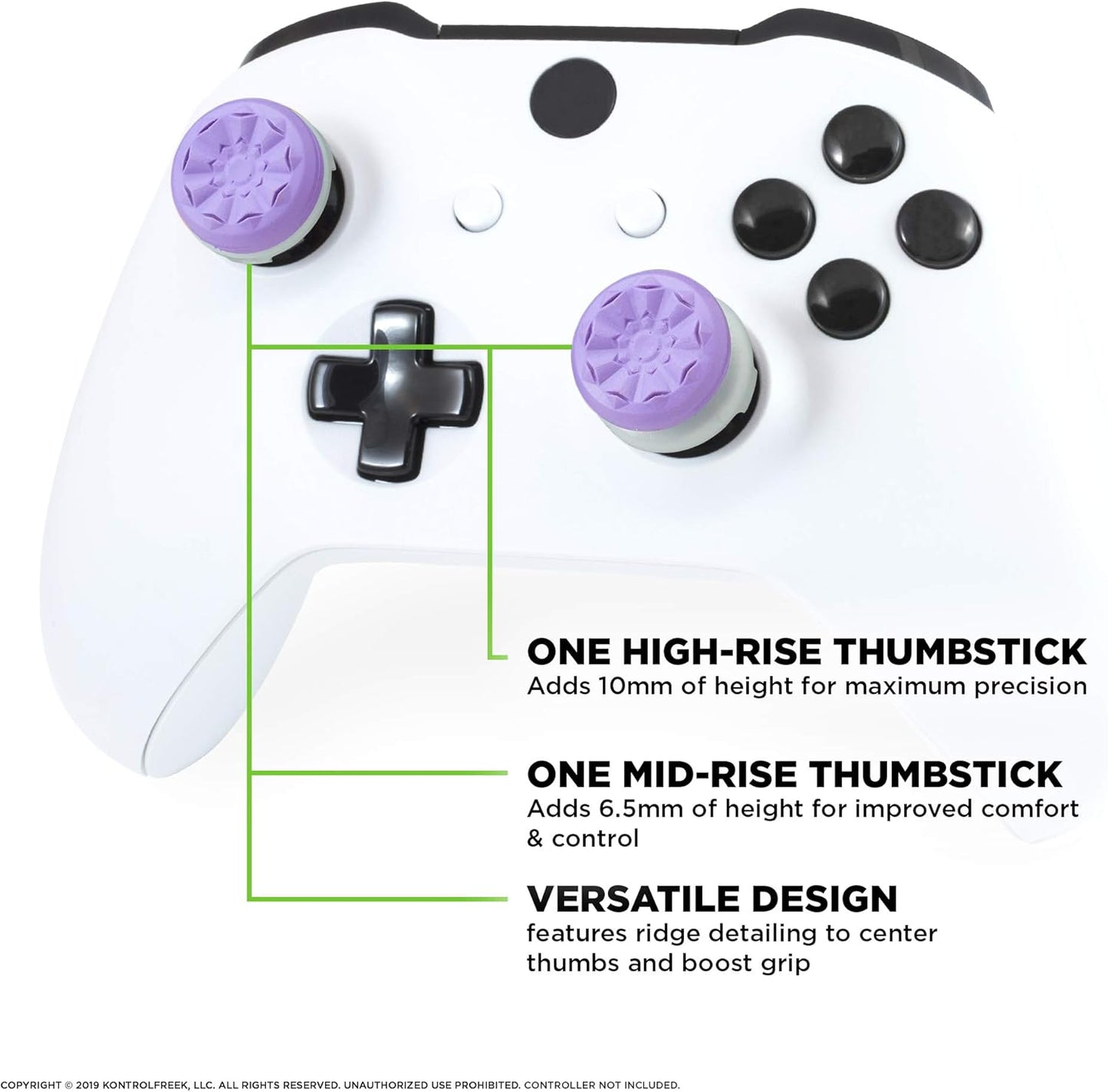 KontrolFreek_FPS_Freek_Galaxy_Purple_for_Xbox_One_and_Xbox_Series_X_Controller_|_2_Performance_Thumbsticks_|_1_High-Rise,_1_Mid-Rise_|_Purple