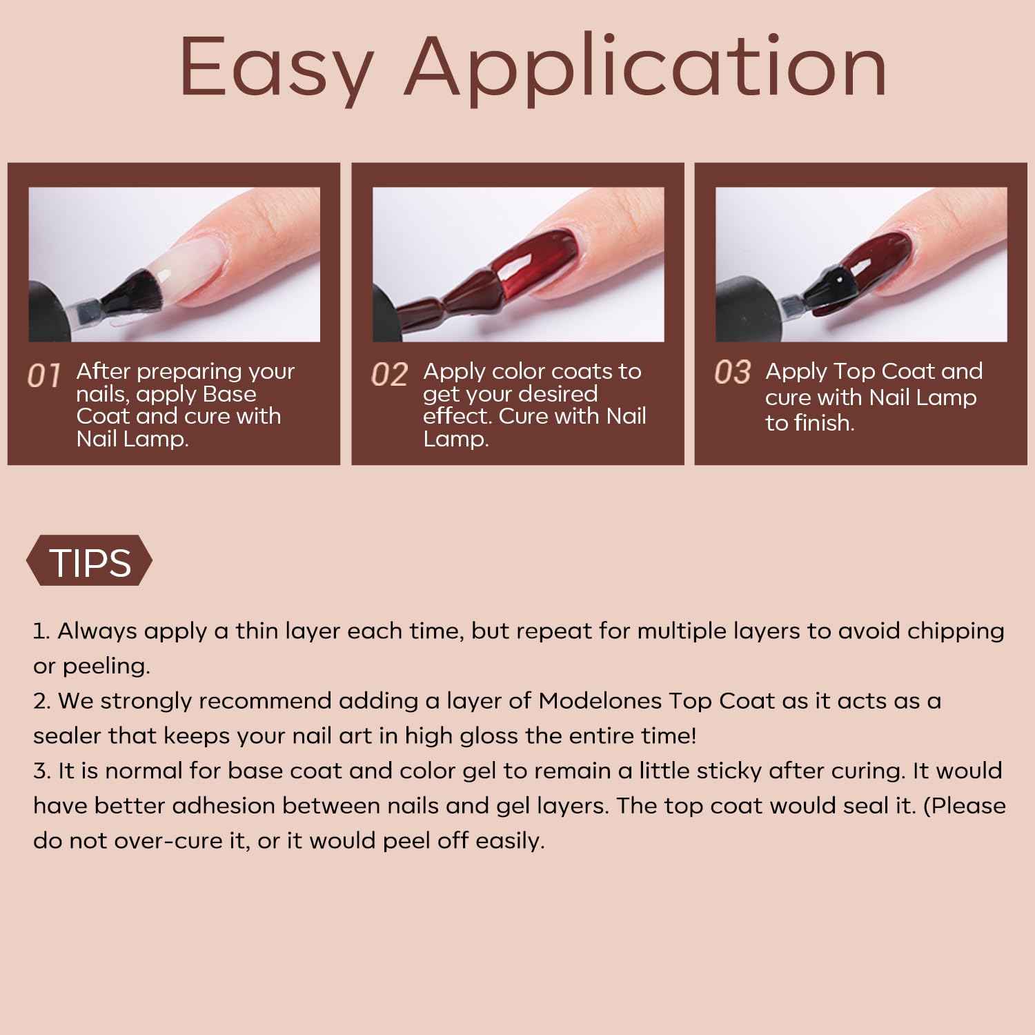 modelones Gel Nail Polish Kit -6 Colors Nude Pink Milky White Spring Gel Polish Set Skin Tones Neutral Brown Soak Off Gel Nail Kit Manicure DIY Nail Art Salon Home Gift