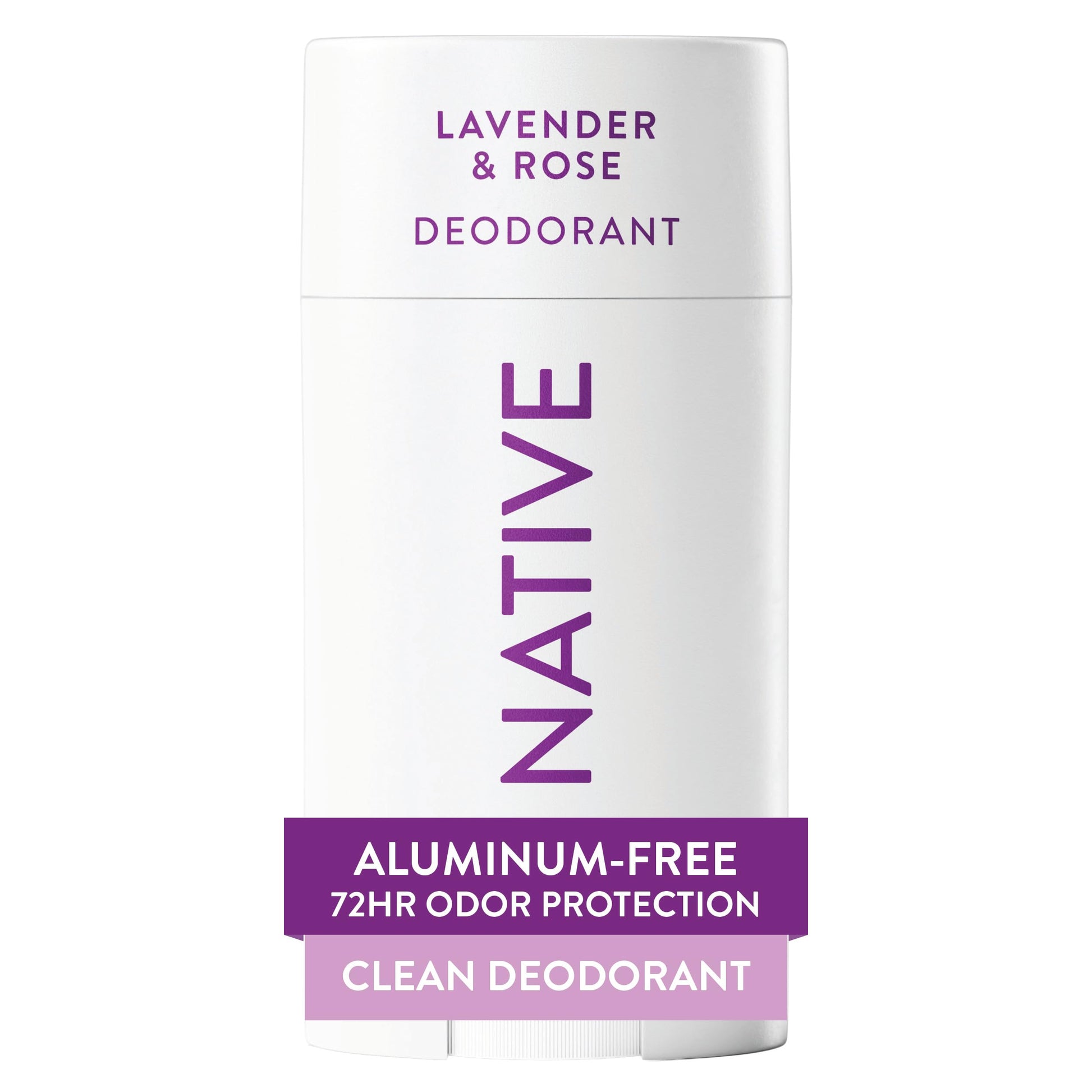 Native Deodorant Contains Naturally Derived Ingredients, 72 Hour Odor Control, Deodorant for Women and Men, Aluminum Free, Lavender &amp;amp; Rose 2.65oz