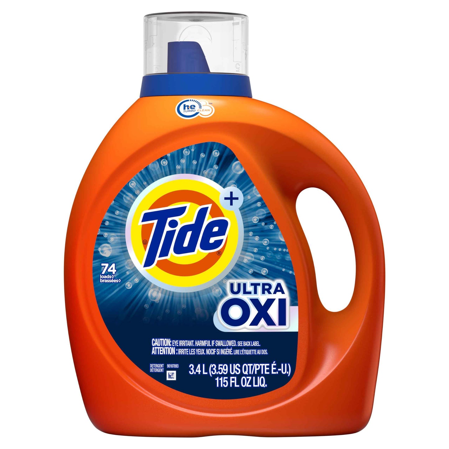 Tide Ultra Oxi Boost Liquid Laundry Detergent, Advanced Stain Remover, Laundry Detergent Liquid with Extra Oxi Power