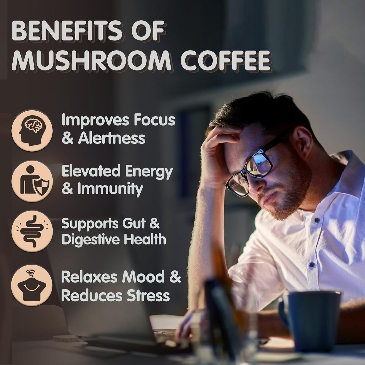 Mushroom_Coffee,_6_Adaptogenic_Mushrooms_(Lion's_Mane,_Cordyceps,_Turkey_Tail_&_Other)_Mixed_with_Premium_Instant_Coffee_for_Focus,_Energy,_Immune_and_Gut_Health_Support,_30_Servings