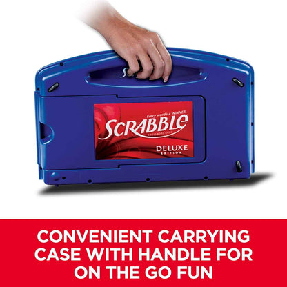 Hasbro Gaming Scrabble Deluxe Edition Board Game,