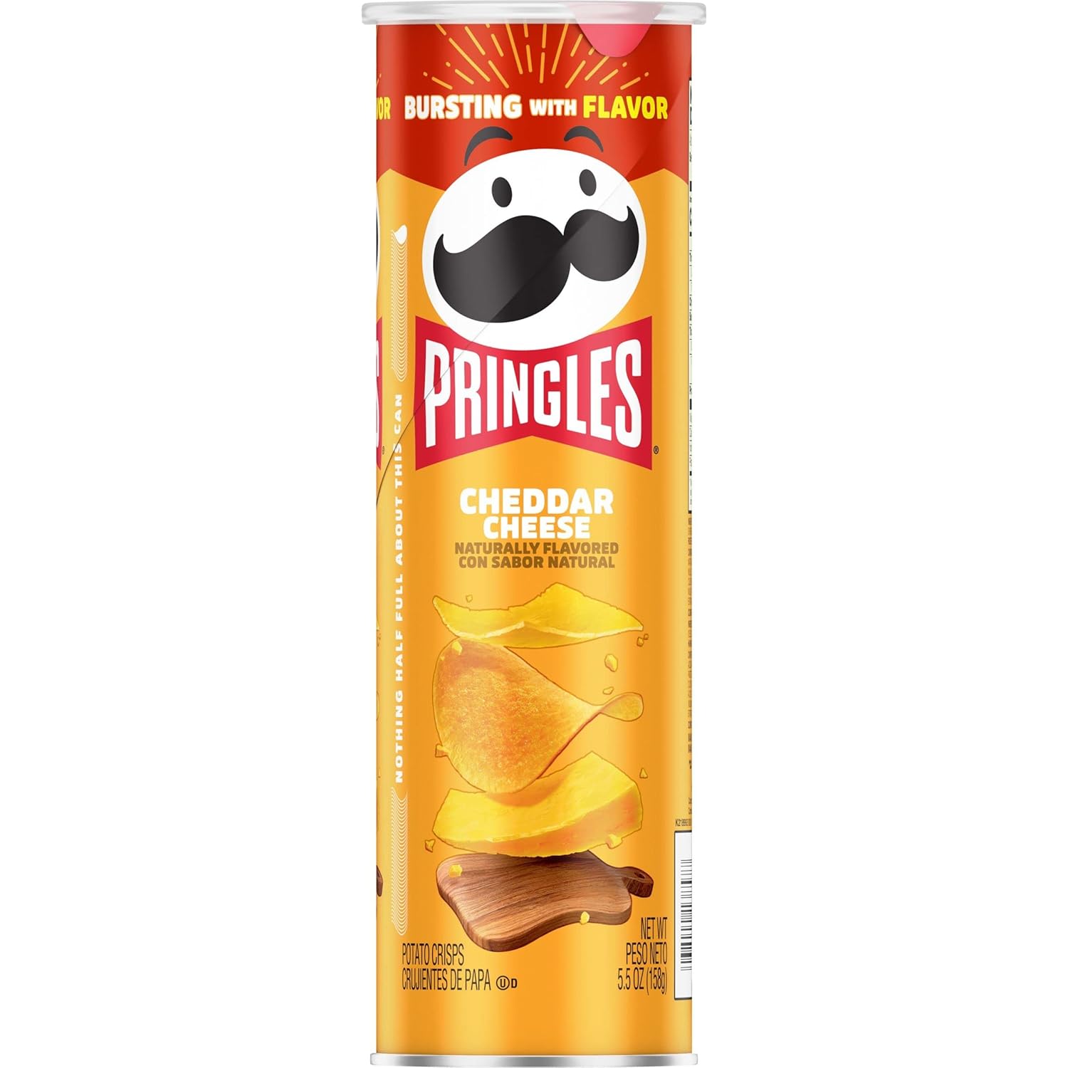 Pringles_Potato_Crisps_Chips,_Lunch_Snacks,_On-the-Go_Snacks,_Cheddar_Cheese,_5.5oz_Can_(1_Can)