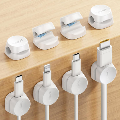 8Pack_Cord_Organizer_[1s_Lock]_Spring_Cable_Management_Clips_-_Lamicall_Desk_Cord_Holder,_Adhesive_Cute_Round_Cable_Clip,_Phone_Charger_Wire_Organizer_Keeper_for_Nightstand_Car_Office_Accessory,_White