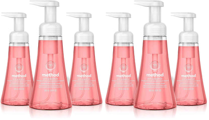 Method Foaming Hand Soap, Pink Grapefruit, 10 Fl Oz, Biodegradable Formula