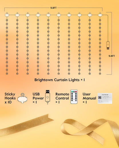 Brightown_Smart_Curtain_Lights,_USB_Plug_in,_9.8ft_300_LED_Window_Smart_String_Light_with_APP_and_Remote,_8_Modes,_Waterproof_Fairy_Lights_for_Bedroom,_Indoor,_Weddings,_Party,_Christmas_Decorations