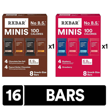 RXBAR Minis Protein Bars, Snack Bars, Variety Pack