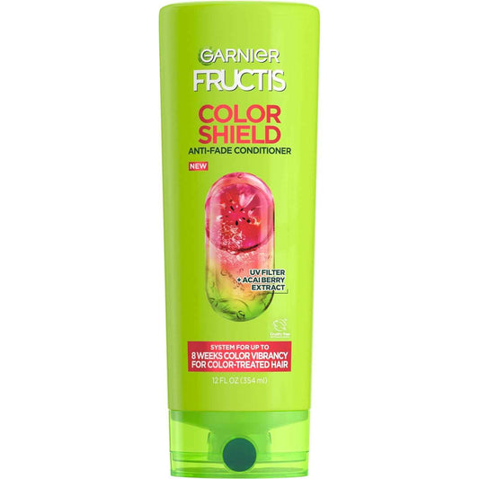 Garnier Fructis Color Shield Anti-Fade Conditioner for Color Treated Hair, 12 Fl Oz