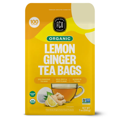 Ginger Lemon - 100 Count (Pack of 1)