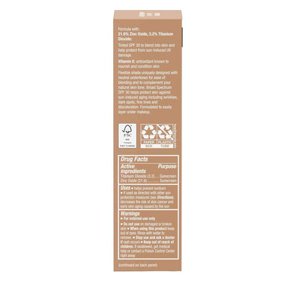 Neutrogena Purescreen+ Tinted Sunscreen for Face with SPF 30, Broad Spectrum Mineral Sunscreen with Zinc Oxide and Vitamin E, Water Resistant, Fragrance Free, Medium, 1.1 fl oz