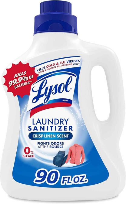Lysol Laundry Sanitizer Additive, Bacteria-Causing Laundry Odor Eliminator, Detergent Additive
