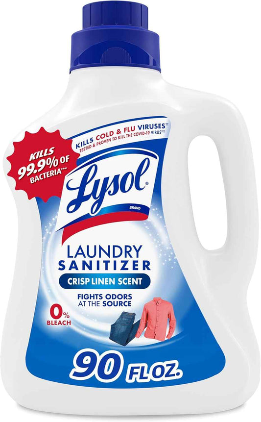 Lysol Laundry Sanitizer Additive, Bacteria-Causing Laundry Odor Eliminator, Detergent Additive
